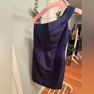 LuLaRoe Midnight Blue One-Shoulder Dress